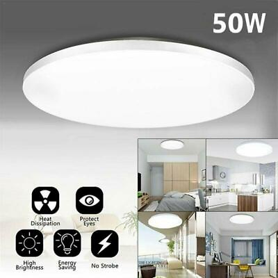 50W LED Ceiling Down Light Ultra Thin Flush Mount Kitchen Home Fixture Lamp $12.89