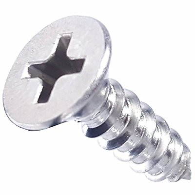 #ad #8 x 5 8quot; Phillips Flat Head Wood Screws 316 Marine Stainless Steel Qty 25 $10.64