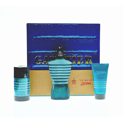 #ad Jean Paul Gaultier Men#x27;s Le Male Gift Set Fragrances 8435415066105 $110.48
