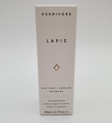 #ad HERBIVORE LAPIS Facial Oil 1.7oz Balancing Blue Tansy Squalane Clear Skin NEW $57.00