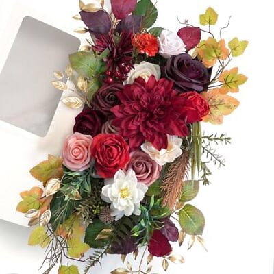 #ad Vintage Artificial Flowers and Greenery Combo Box Set Fake Flower for DIY Wed... $40.83