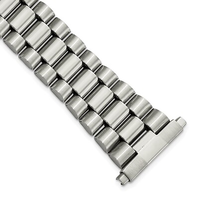 #ad 18 22mm 7.5quot; Mens Long Stainless Steel Watch Band $49.95