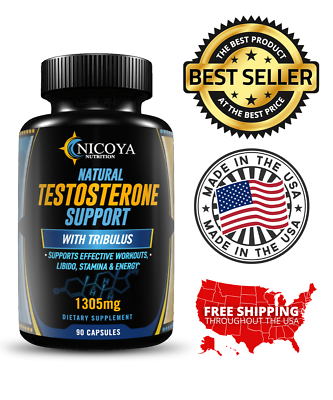 #ad Natural Testosterone Booster Increase Energy Improve Muscle Strength amp; Growth $13.75