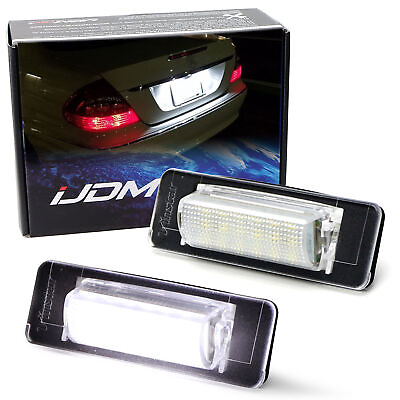 #ad OE Fit 3W Full LED License Plate Lights For Mercedes W210 E Class W202 C Class $17.99