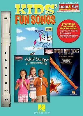 #ad Kids#x27; Fun Songs With Recorder : Learn and Play Recorder Pack English Paperbac $20.75