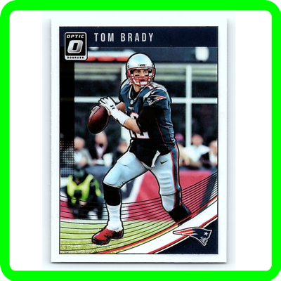 #ad Tom Brady Chrome 2018 Panini Donruss Optic #65 New England Patriots Legendary QB $9.99