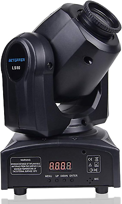 #ad Stage Lights Moving Head 8 GOBO 8 Colors 9 11 Channel Lighting DMX 512 with Soun $139.99