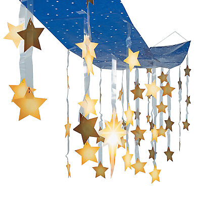 #ad Pageant North Star Hanging Ceiling Decor Party Decor 2 ft. x 1 ft. $17.78
