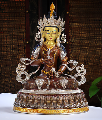 #ad 12#x27;#x27; China Tibet Vajrasattva Buddha Bronze Statue $578.00