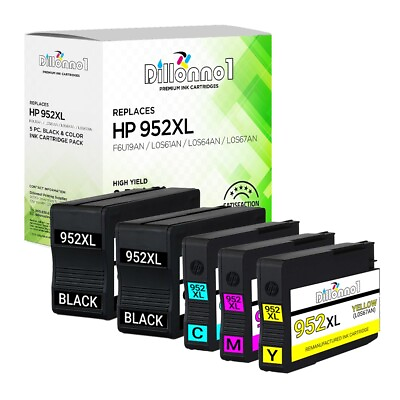 #ad 5PK for HP 952XL Ink Cartridges for Officejet Pro 8727 8728 8730 8734 8735 8736 $31.95