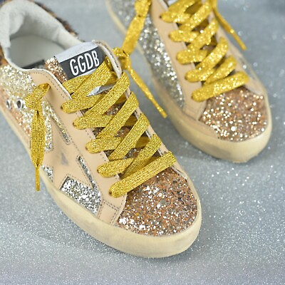 #ad Glitter Metallic Shoelaces replacement for Golden Goose Sneakers $15.00