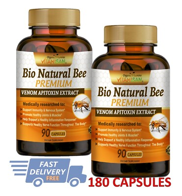 #ad 2 NATURAL BEE Venom Extract anti inflamatory Extracts Arthritis Abee therapy $17.76