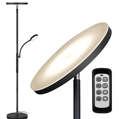 #ad Floor Lamp Dimunt LED Floor Lamps for Living Room Bright Lighting 27W 2000LM $73.32