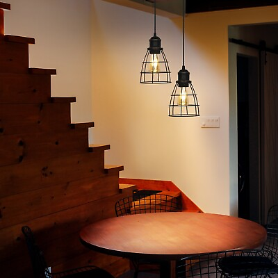 #ad DEWENWILS 2 Pack Plug in Pendant Light Hanging Lights for Bedroom Kitchen $30.59