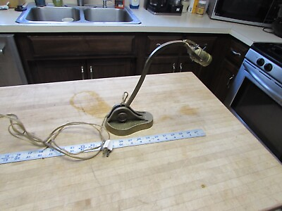 #ad Vintage Brass Desk Lamp.unique $17.99