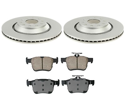 #ad SHW 310mm Disc Rotors and Akebono Ceramic Pad Rear Brake Kit For Audi Volkswagen $203.95