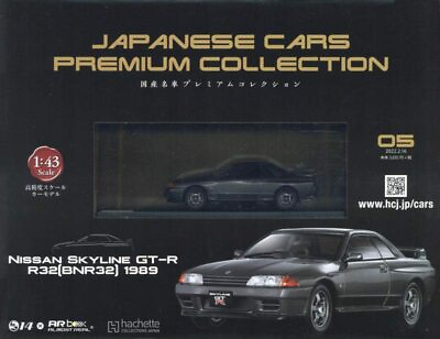 #ad Japanese Cars Premium #5 Nissan Skyline GT R R32 BNR32 1 43 car model Hachette $61.58