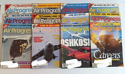 #ad Air Progress Magazine 12 Issues 1985 Vintage $12.99