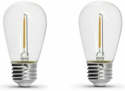 #ad LED Shatter Resistant Bulbs 1W S14 E26 50 Lumens 2200K Soft White Outdoor Light $6.99