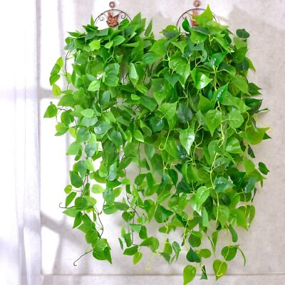 #ad Vines Plants Artificial Wall Hanging Branch Fake Home Garden Wedding Decorations $23.79