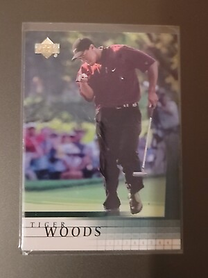 #ad 2001 TIGER WOODS UPPER DECK ROOKIE CARD #1 RC NM GOAT HOT $90.00