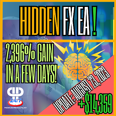 #ad Hidden Bot FX Latest Version MT4 FOREX EXPERT ADVISOR Trading Robot $19.99