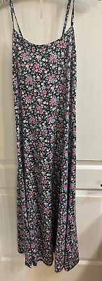 #ad Pink White Floral Dress for Summer Size S NWOT $14.99