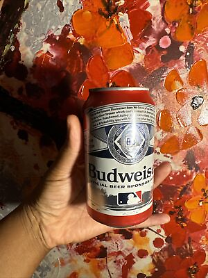 #ad 2024 Budweiser Official of MLB Limited Edition Bottom Opened ⚾️🍻 $3.00