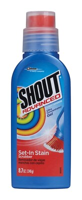 #ad Shout Advanced No Scent Set In Stain Remover 8.7 Oz. Liquid Pack Of 8 $46.32