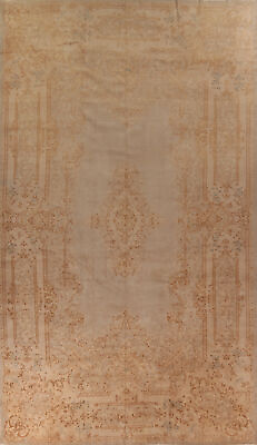 #ad Antique Vegetable Dye Kirman Traditional Handmade Palace Size Rug 11x20 Carpet $6659.00