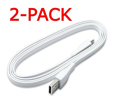 #ad 2 Pack Original White USB Micro Charging Cable UE Boom Megaboom Wonderboom Roll $11.88
