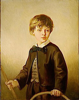 #ad Oil painting male portrait handsome young boy Henri Mottez Victor Louis Mottez $81.99