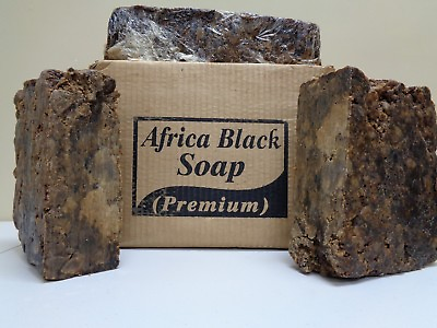 #ad #ad Raw African BLACK SOAP Organic Unrefined From GHANA Premium Quality Choose Size $6.99