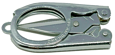 #ad 3.5quot; Folding Pocket Scissors Metal Sharp Durable Portable Travel Emergency New $5.95