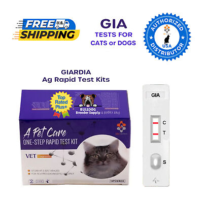 #ad GIA Feline Cat Giardia Test Kits quot; A Pet Care quot; USA Distributer $399.49