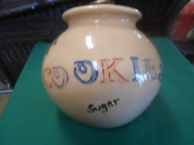 #ad Great Handcrafted Ceramic COOKIES Cookie Jar $15.59