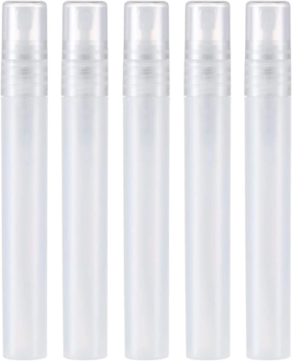 #ad 10Ml Spray Tube Mini Bottles Spray Frosted Plastic Tube Empty Refillable Perfu $8.63