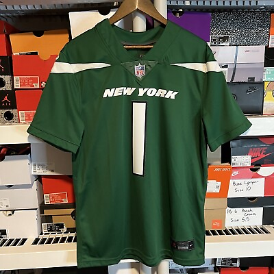 #ad Nike NFL New York Jets Ahmad Sauce Gardner Green FUSE Limited Jersey Mens Size M $89.00
