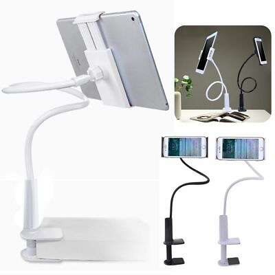 #ad 360º Flexible Lazy Bed Bracket Desk Mount Stand Holder For iPad Samsung Tablet $10.07
