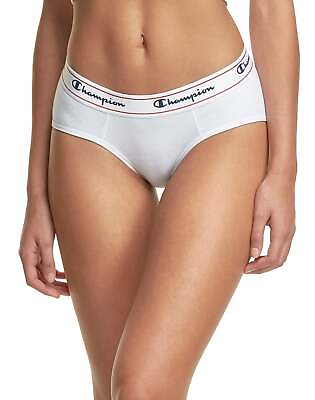 #ad Champion Womens Hipster Panty Underwear Athletics Heritage Double Dry Soft S 2XL $9.99