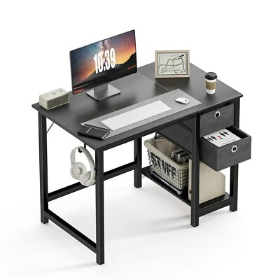 #ad Edz Computer Desk With drawer 40 Inch Pc Table Study Desk plus Features ￼ $88.00