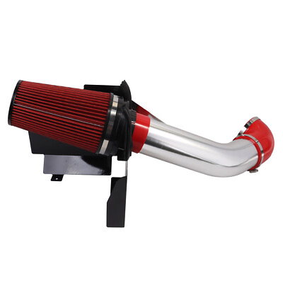 #ad Cold Air Intake SystemHeat Shield Fit For 99 06 GMC Chevy V8 4.8L 5.3L 6.0L Red $61.99