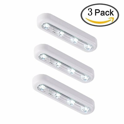 #ad OxyLED Tap Closet Lights One Touch Light Stick on Anywhere 4 Led Touch Light $15.69