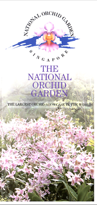 #ad NATIONAL ORCHID GAREDEN SINGAPORE VINTAGE BROCHURE E5C 20 $39.00