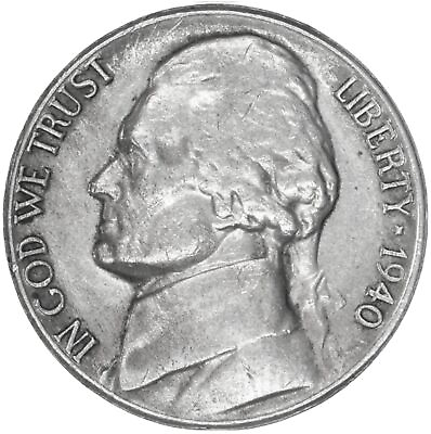 #ad 1940 S Jefferson Nickel “Best Value On eBay “ Free Samp;H W Tracking $3.99