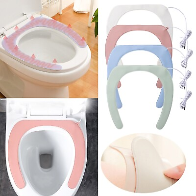 #ad Smart USB Heated Warmer Toilet Seat Cover Pad Constant Temperature Heating $14.59