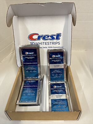 #ad Crest 3D Whitestrips Professional Effects amp; Supreme Bright 27 Treatments $50.00