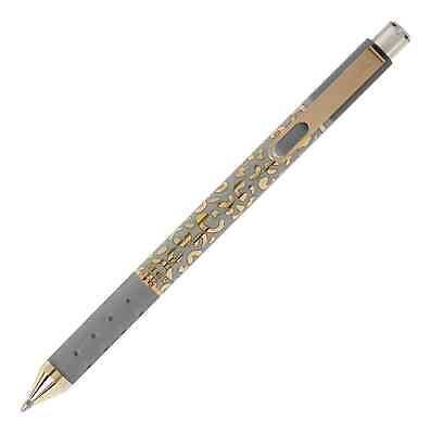 #ad TUL Limited Edition Gel Pen Leopard Pattern 0.8 Medium GUN METAL $8.95