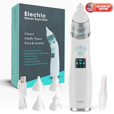 #ad Electric Baby Kids Nasal Aspirator Nose Automatic Booger Sucker Cleaner Nose $19.99