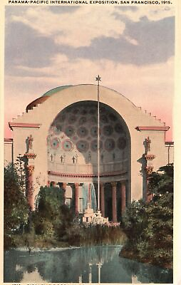 #ad Vintage Postcard 1920#x27;s Panama Pacific international Expo San Francisco CA $10.98